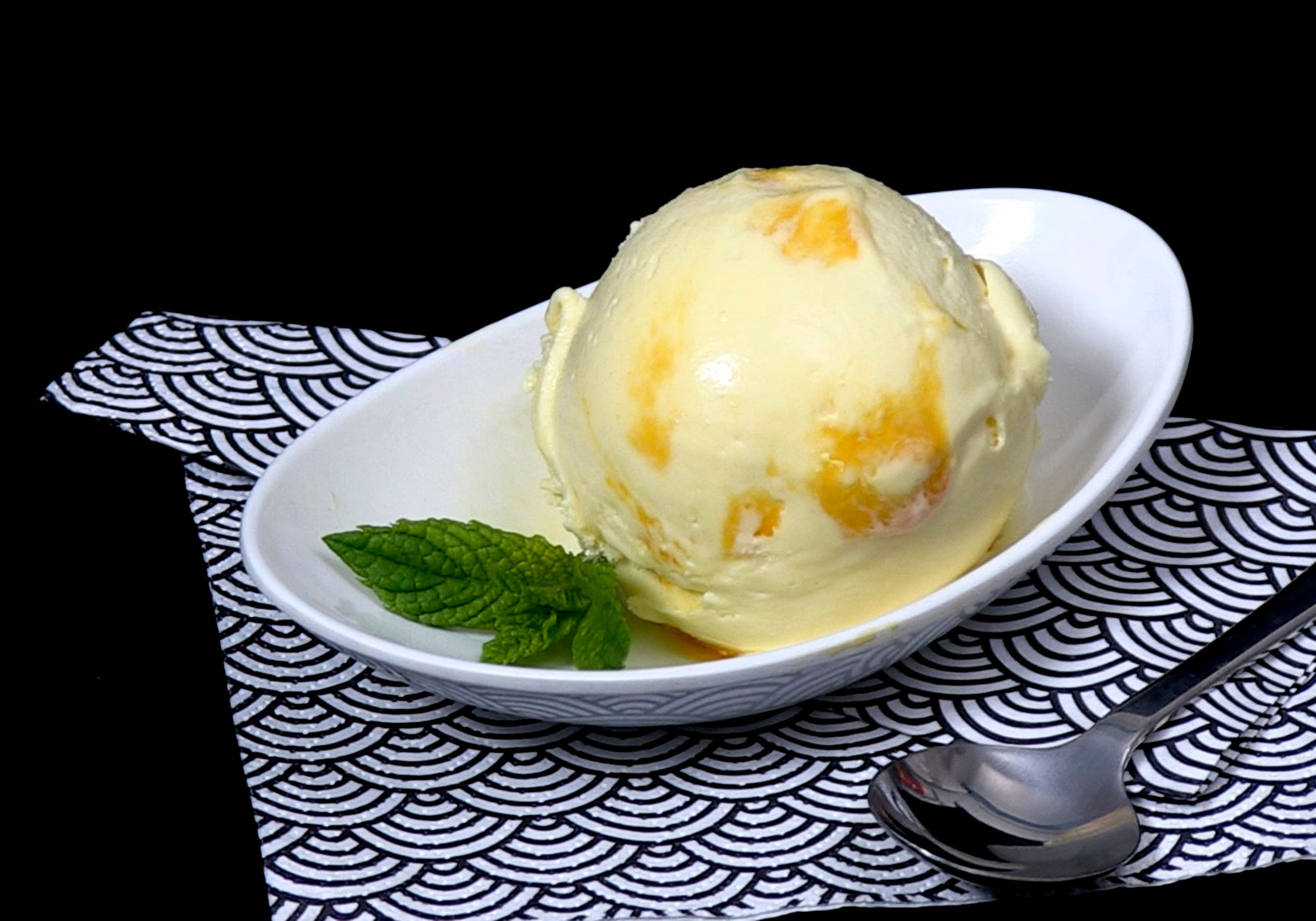 Mango and Passionfruit Ice Cream